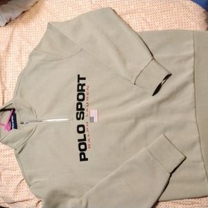 Ralph Lauren Polo Sport khaki quarter-zip pullover XL